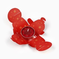 Свеча новогодняя чайная &laquo;Новый год: Много подарков&raquo;, диам 4 см