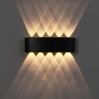 Светильник фасадный "Полусфера", FSD-099, 10 Вт, 3000К, 5 лучей, IP65, 220 В, металл, черный 10085 Светильник фасадный "Полусфера", FSD-099, 10 Вт, 3000К, 5 лучей, IP65, 220 В, металл, черный 10085