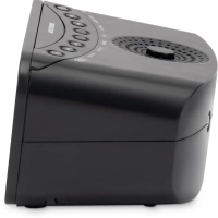 Радиобудильник H-RCL221 черный LCD подсв белая часы цифровые