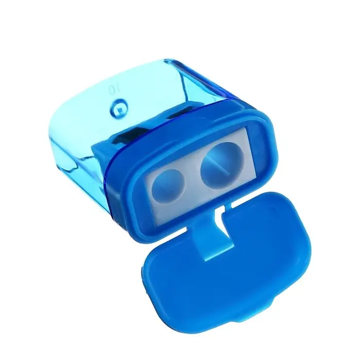 Точилка двойная Calligrata &laquo;Классика&raquo;, с контейнером, МИКС