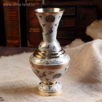 Ваза "Мурсия" латунь 10х10х23 см Ваза "Мурсия" латунь 10х10х23 см