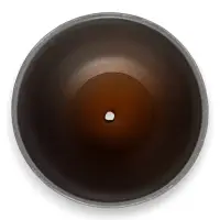 Горшок цветочный с поддоном 1,6 л, d15/h13 см серый керамика, "Перл" (М)