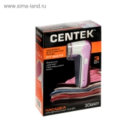 Машинка для удаления катышков Centek CT-2473, 3 Вт, от АКБ, бело-розовая Машинка для удаления катышков Centek CT-2473, 3 Вт, от АКБ, бело-розовая