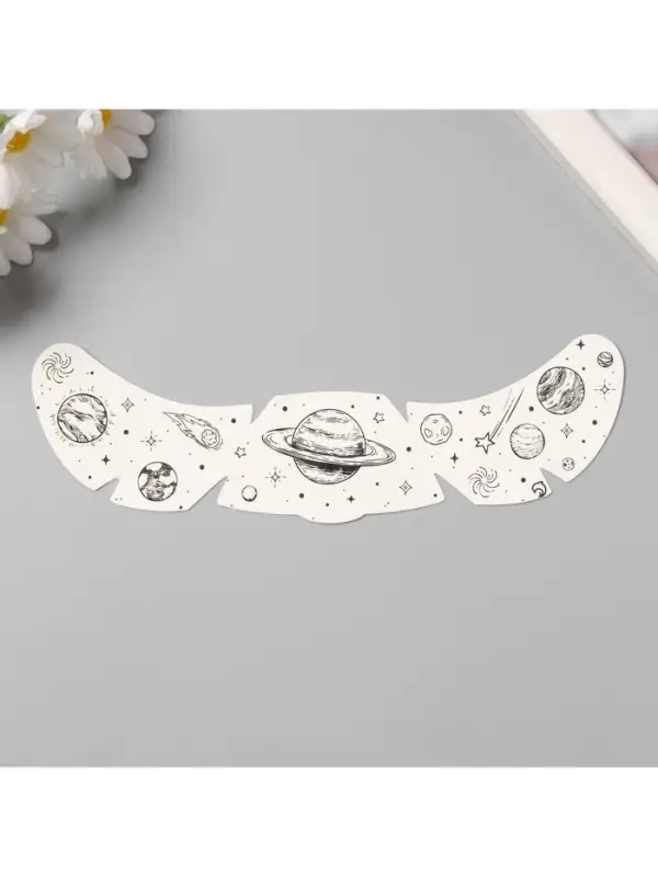 Переводная тату на тело чёрная &laquo;Веснушки. Космос&raquo;, 16&times;5 см