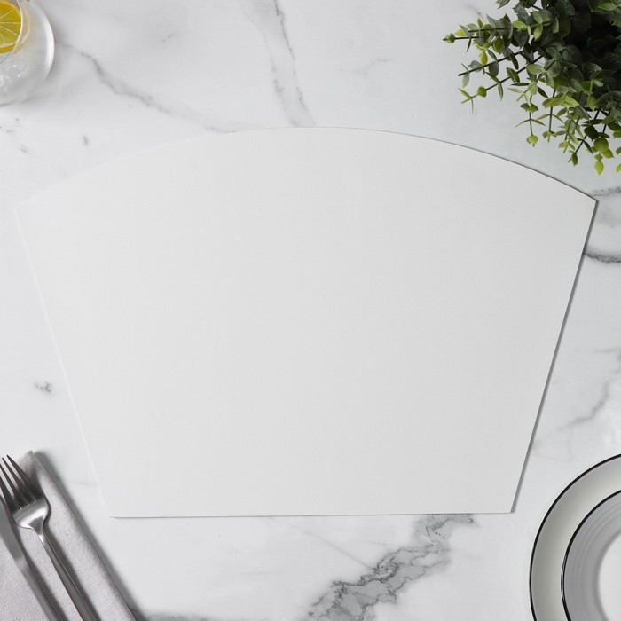 Салфетка сервировочная на стол &laquo;Тэм&raquo;, 30&times;44 см, цвет белый