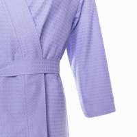 Халат вафельный женский &laquo;Экономь и Я&raquo; рукав 3/4 цвет сиреневый р. 42-44, хл 100%, 200 г/м&sup2;