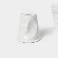 Набор кружек фарфоровых Magistro &laquo;Бланш&raquo;, 2 предмета: 400 мл, цвет белый