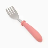 Набор детских столовых приборов в футляре: вилка, ложка Крошка Я розовый