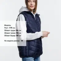 Жилет с подогревом Thermalli Valmorel, темно-синий, размер 4XL