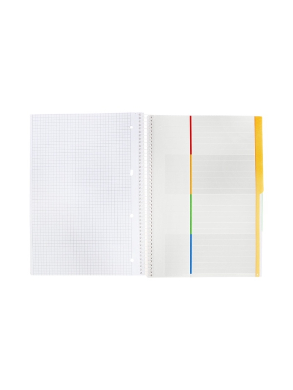 Тетрадь А4 120л кл на спирали "Тот самый кот", S-touch,многоур перф,3цв разд,офс 60-65г/м&sup2;