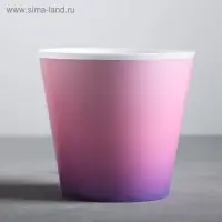 Кашпо для цветов &laquo;Розовый закат&raquo;, 0,8 л, 11 х 12 см
