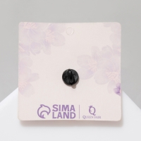 Новый год! Символ года 2025! Значок &laquo;Змейка&raquo; цветочная, в золоте