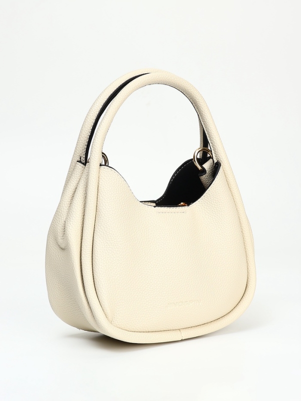 Сумка женская тоут на молнии, цвет белый