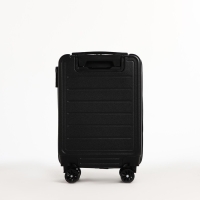 Чемодан детский 32 л (S), отдел на молнии, 4 колеса, цвет чёрный