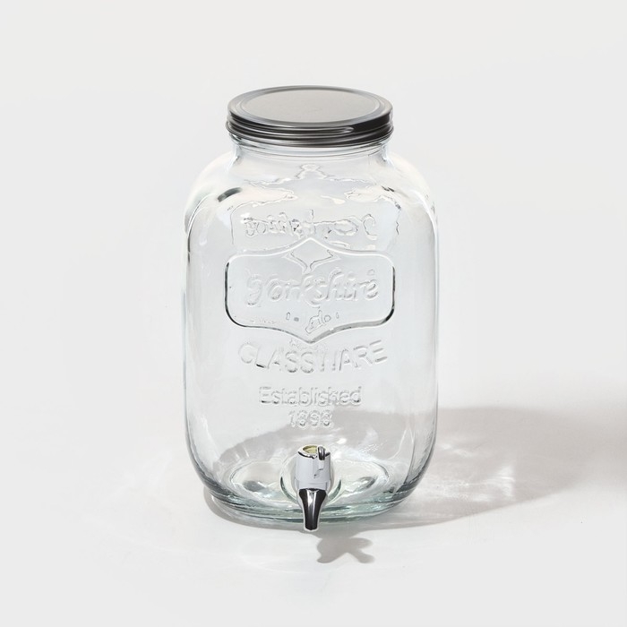 Диспенсер для напитков на подставке &laquo;Йоркшир&raquo;, 5 л, 19&times;36 см