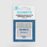 Иглы для бытовых швейных машин, универсальные, №70, 10 шт