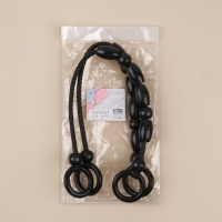 Ручки для сумки, 2 шт, 44,5 &times; 4,5 см, цвет чёрный