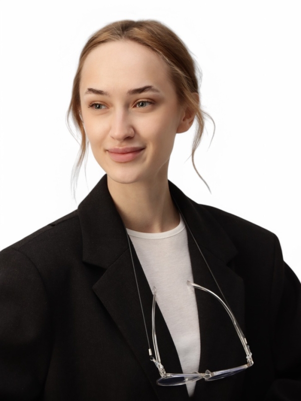 Шнурок для очков на шею 70 см силиконовый, черный