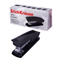 Степлер ErichKrause ECO, № 24/6 и 26/6, до 30 листов, чёрный