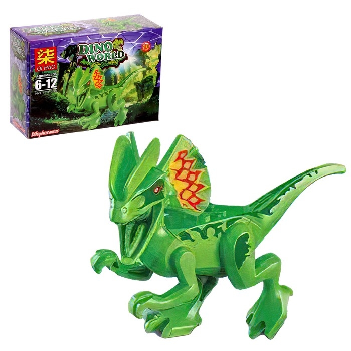 Конструктор блочный &laquo;Динозавры&raquo;, 12 видов, МИКС