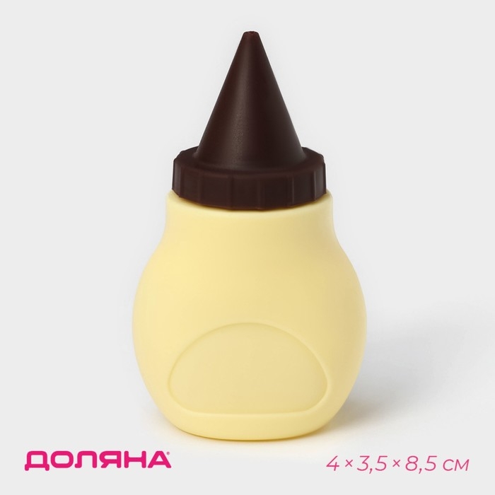 Шприц кондитерский Доляна &laquo;Капелька&raquo;, силикон, 4&times;3,5&times;8,5 см