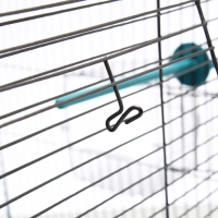 Клетка для птиц "Пижон" №104-Б, разборная, 2 секции, 58 х 40 х 88см, бирюзовая