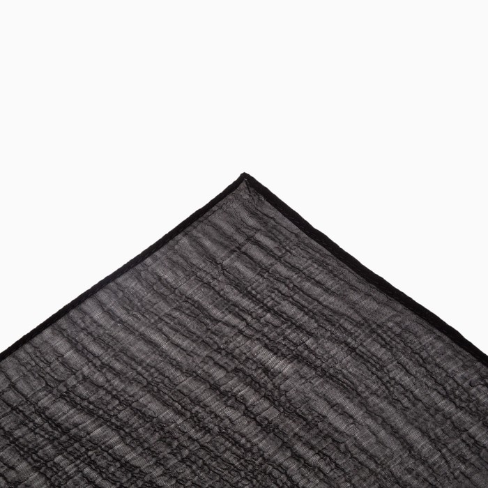 Платок текстильный, цвет черный, размер 70х70