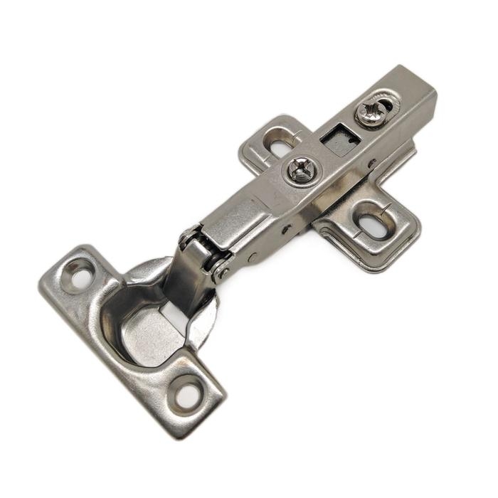 Петля мебельная d=26 мм, полунакладная, мини, с доводчиком Clip-On