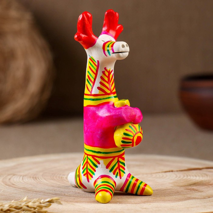 Филимоновская игрушка &laquo;Олень&raquo;