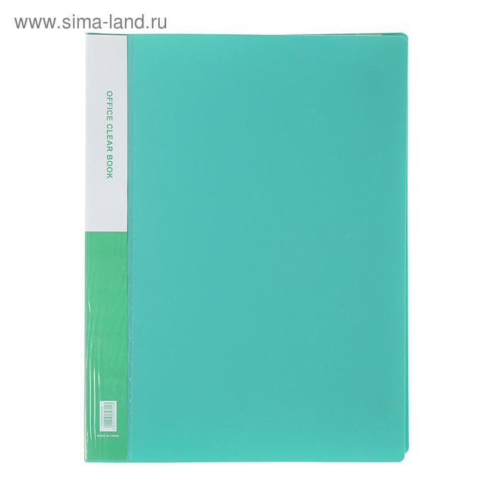 Папка с 40 вкладышами Calligrata А4, 400мкм, МИКС