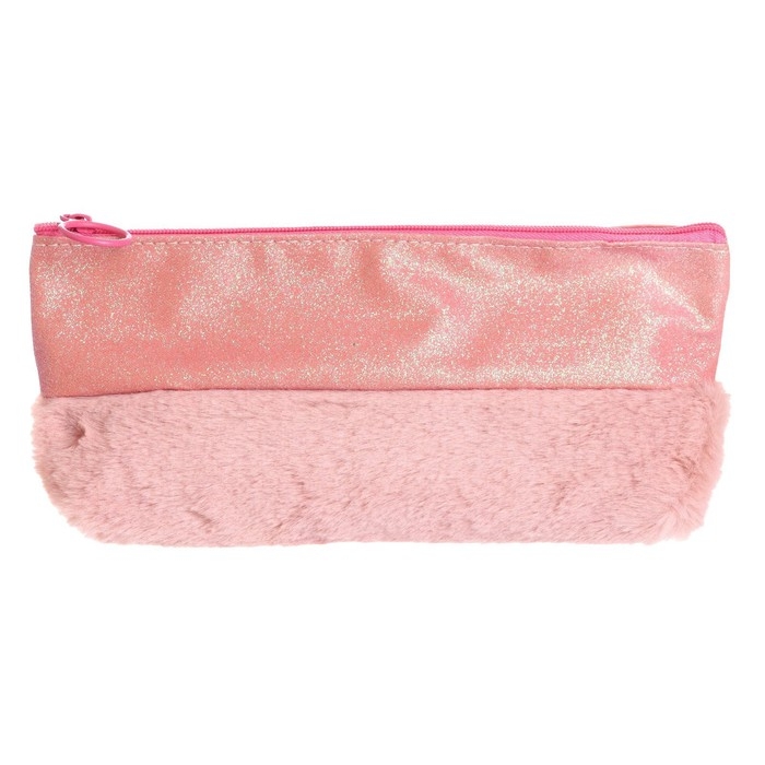 Пенал школьный на молнии "Блеск", МИКС