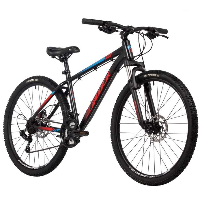 Велосипед 26 Велосипед 26" FOXX CAIMAN, цвет чёрный, р. 18"