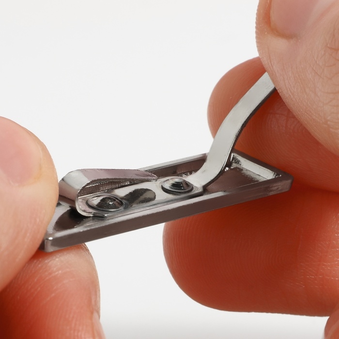 Декоративные элементы на прокол &laquo;Hand made&raquo;, 3,5 &times; 1 см, 10 шт, цвет серебряный