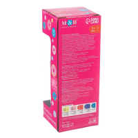 Бутылочка для кормления стекло &laquo;Люблю вкусняшки&raquo;, классическое горло, средний поток, 180 мл., от 3 мес.