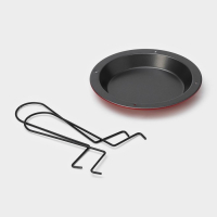 Подставка для куры-гриль &laquo;Ренард&raquo;, 20&times;17 см, антипригарное покрытие, цвет красный