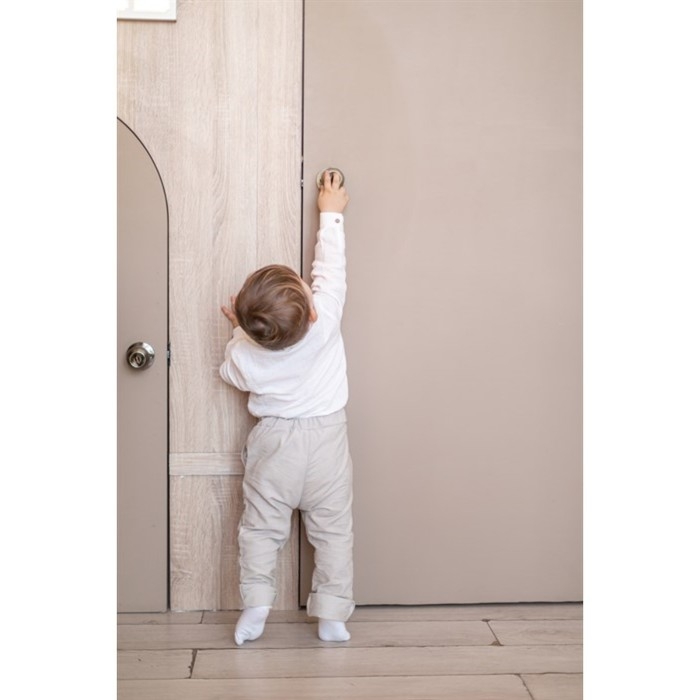 Брюки детские, цвет серый, рост 110 см