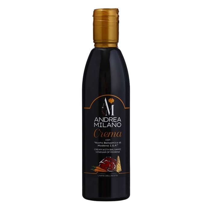 Крем бальзамический из Модены 250 мл пл/б 1/12 Andrea Milano Крем бальзамический из Модены 250 мл пл/б 1/12 Andrea Milano