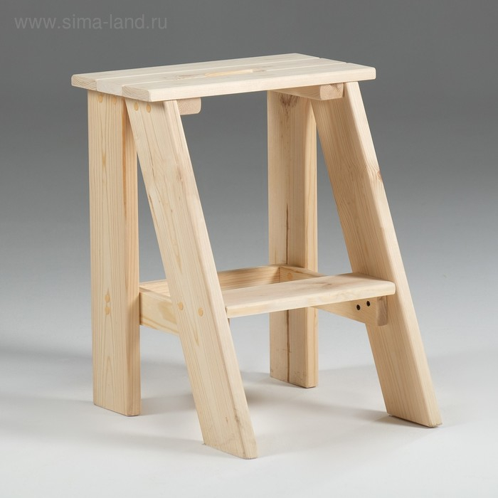 Табурет-стремянка, 40×40×50см, из хвои Табурет-стремянка, 40×40×50см, из хвои