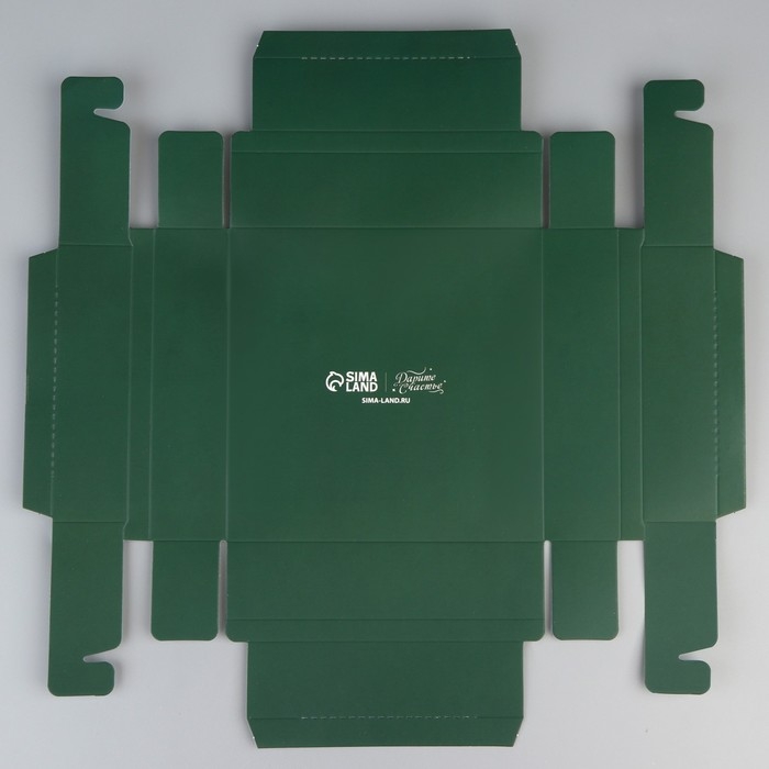 Коробка под 9 конфет &laquo;С Новым годом&raquo;, снегири, 14.7 х 14.7 х 3.5 см, Новый год