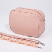 Сумка женская кросс-боди на молнии, цвет розовый Сумка женская кросс-боди на молнии, цвет розовый