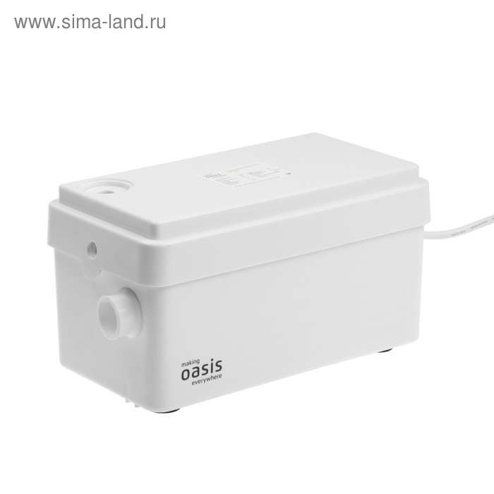 Насос канализационный Oasis SD-250, для раковины, 250 Вт, 80 л/мин, напор 4 м, емкость 3 л