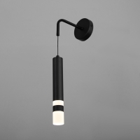 Бра "Гелла" LED 6Вт 3000К черный 4х4х30см