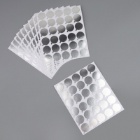 Планшет для наращивания ресниц, набор - 10 листов, цвет серебристый Планшет для наращивания ресниц, набор - 10 листов, цвет серебристый