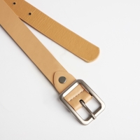 Ремень женский, ширина 2,4 см, винт, пряжка металл, цвет бежевый Ремень женский, ширина 2,4 см, винт, пряжка металл, цвет бежевый