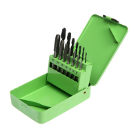 Набор сверл и метчиков ТУНДРА, 2.5 - 10.2 мм и М3 - М12, 15 предметов Набор сверл и метчиков ТУНДРА, 2.5 - 10.2 мм и М3 - М12, 15 предметов