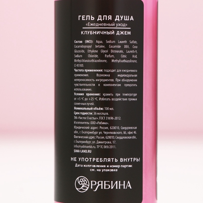 Подарочный набор косметики &laquo;Сладкого Нового Года!&raquo;, гель для душа и пена для ванны, 2 х 100 мл, ЧИСТОЕ СЧАСТЬЕ