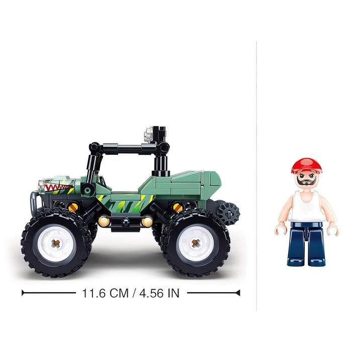 Конструктор внедорожник &laquo;Бигфут&raquo; Sluban Город, 155 деталей, 6+