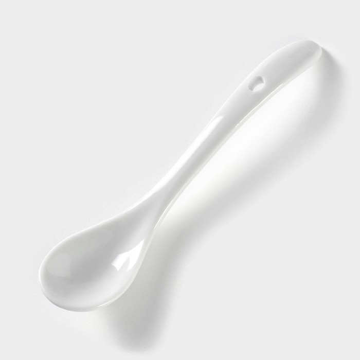 Сахарница с ложкой Доляна &laquo;Лимон&raquo;, 200 мл, цвет белый