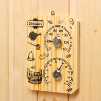 Термометр-гигрометр "Табличка", дерево Термометр-гигрометр "Табличка", дерево