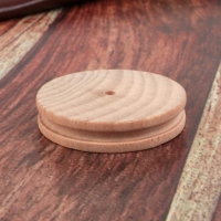 Набор инструментов для полировки уреза кожи, 3 шт, цвет бежевый